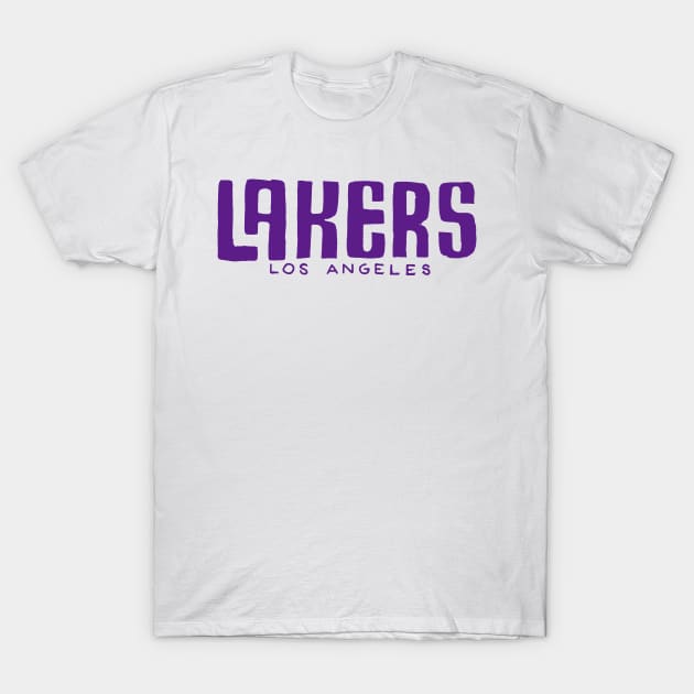 L.A Lakeeers 05 T-Shirt by Very Simple Graph